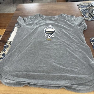 WOMENS Nike MILWAUKEE BREWERS City Connect T Shirt L LARGE GRAY NEW - Picture 1 of 4