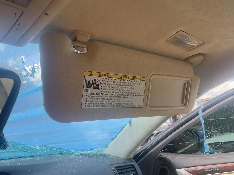 Passenger Sun Visor Illuminated Cloth Fits 13-17 LEXUS LS460 2217906 Foto 1 de 1