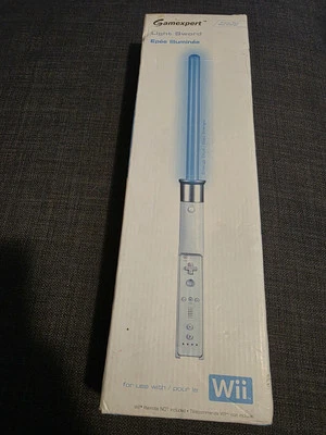 Gamexpert Light Sword For Nintendo Wii Remote (Blue) with box and insert. - Image 1 of 2