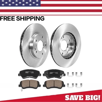 Rotores de disco delanteros 280 mm + pastilla de freno de cerámica para Hyundai Elantra Kia Forte Forte5* Foto 1 de 4