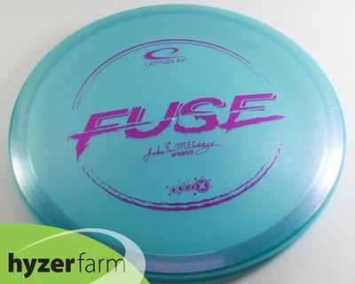 Latitude 64 BRAND NEW MCCRAY 2022 TEAM OPTO-X GLIMMER FUSE 180.7g Hyzer Farm D4 - Image 1 of 2