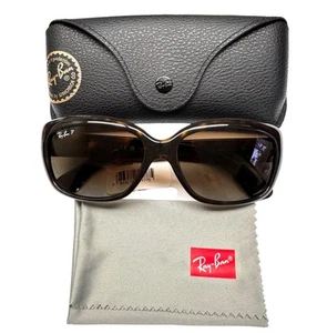 Ray-Ban RB 4101 710/T5 Jackie Ohh Sunglasses Brown Havana Polarized Brown w/case - Picture 1 of 10