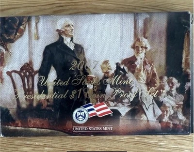 2007 United States mint presidential $1 coin proof set - Image 1 of 4