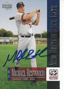 Michael Restovich 2001 Upper Deck Minor League Signed Card - Picture 1 of 1