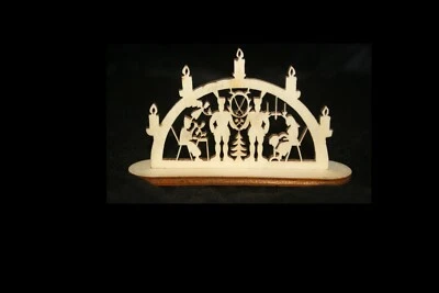 MARKENLOS Mini Lichterbogen Puppenstube Schwibbogen Kaufmannsladen Erlbach Plauen Dresden