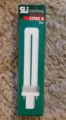 SLI Lighting Light Bulb Lamp 7w lynx-s 2-pin 420 lumens CF7LS/827 (1353) - Image 1 of 2