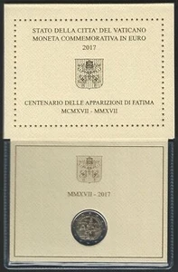Vatikan Fatima 2017 € 2,00 FDC - ST im Folder - Bild 1 von 1