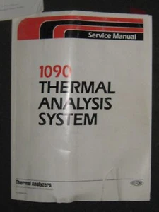  Dupont Thermal Analysis System 1090 Service Manual - Picture 1 of 1