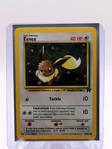 Pokémon TCG Team Rocket Set Eevee 55/82 MINT NEVER PLAYED - Picture 1 of 2
