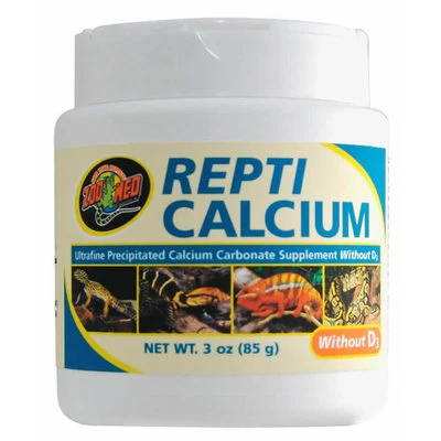 Zoo Med Repti Calcium without D3 - Reptile Amphibian Calcium Supplement