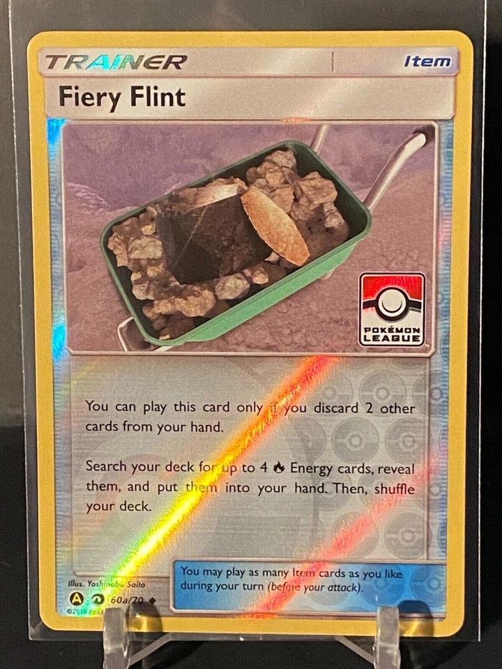 Pokemon - Fiery Flint - 60a/70 - Reverse Holo - League Prom0 - Dragon Majesty - Image 1 of 1