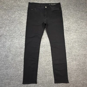 Armani Exchange Mens Black J13 Slim Fit High Rise Denim Skinny Leg Jeans Size 32 - Picture 1 of 11
