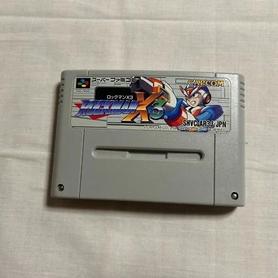 Nintendo Super Famicom Rockman x3 Megaman Japan SFC - Image 1 of 4