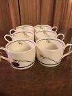 Gorham Town & Country Fine China Ariana- Lot Of 6 Cups