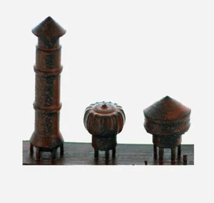 Scale Structures LTD, SS Ltd style Industry ROOF VENTS variety HO scale - Picture 1 of 1