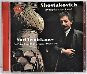 YURI TEMIRKANOV "Shostakovich Symphonies Nos. 1&6" CD RCA Victor 09026-68844-2 - Picture 1 of 3