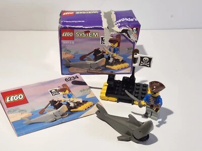 老式乐高 6234 Renegade's Raft 海盗船完整带盒说明 1992 — 第 1/4 张图片