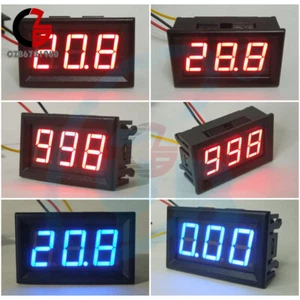 Mini 0,56''/0,36'' LED DC 0V-300V 0V-600V Digital Voltmeter Spannungsmesser Tester - Bild 1 von 32
