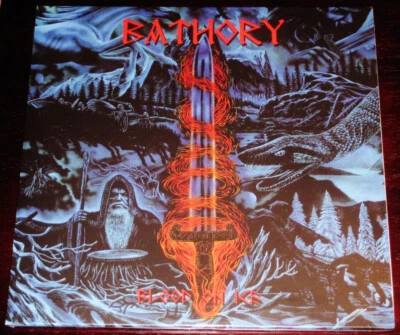 Bathory: Blood On Ice - Limited Edition 2 LP Red Color Vinyl Record Set 2023 NEW — 第 1/2 张图片