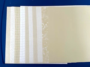 Coordinating Designs Beige 12x12 Paper 18 Sheets 10 Designs Acid Free - Picture 1 of 4