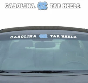 New NCAA North Carolina Tar Heels Car Truck Suv Windshield Vinyl Decal - Picture 1 of 1