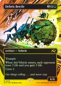 Lámina MTG FOIL Escombros Escarabajo Sin Bordes Primer Lugar - Aetherdrift #530 - Imagen 1 de 1