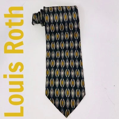 Corbata de cuello Louis Roth 100 % seda para hombre Foto 1 de 4