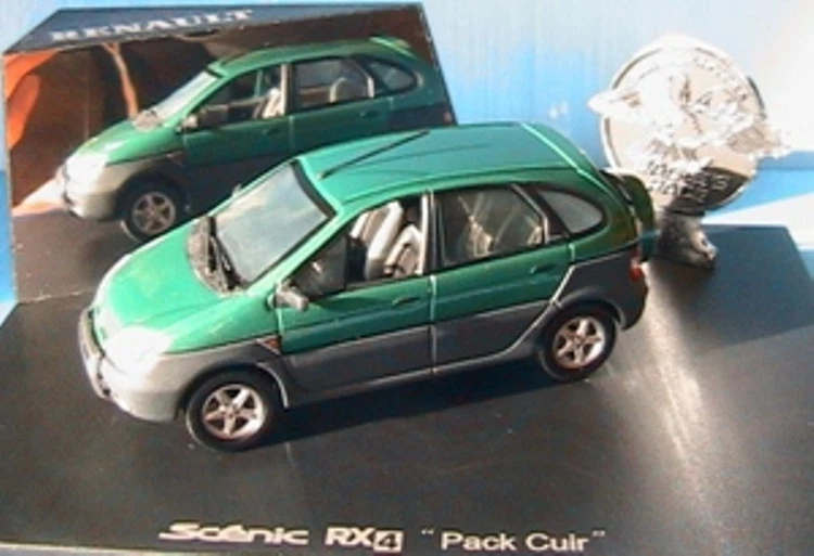 RENAULT SCENIC RX 4 PACK CUIR METALLIC GREEN 1/43 UNIVERSAL HOBBIES 2107 RX4 - Photo 1/2