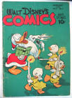 WALT DISNEY'S COMICS AND STORIES #64, 1946, G+,BARKS STY/ART, W KELLY - XMAS CVR