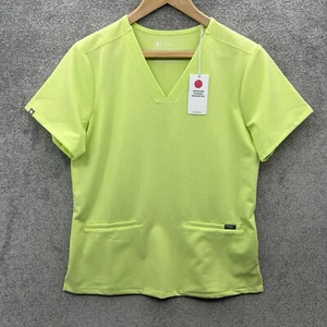 Figs Scrubs Top Damen M gelb Casma drei Taschen technisch medizinisch Dentallabor - Bild 1 von 13