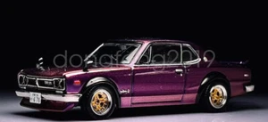 Inno 1:64 Purple Skyline 2000 GTR KPGC10 Sports Diecast Metal Car - Picture 1 of 10