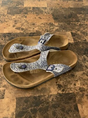 Birkenstock Mujer Gizeh Tanga Sandalias Talla 40 7.0/260 Foto 1 de 4