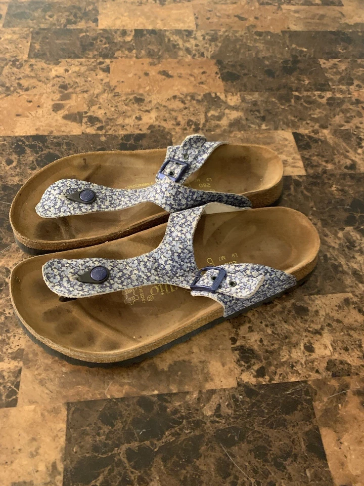 Birkenstock Mujer Gizeh Tanga Sandalias Talla 40 7.0/260 Foto 1 de 4