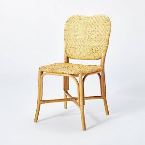 Interlaken Rattan with Woven Seat and Back Dining Chair - Threshold designed