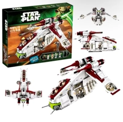 Juego de construcción Republic Gunship NUEVO SELLADO ALTA CALIDAD ESCALA 1:1 CON OTROS Foto 1 de 4