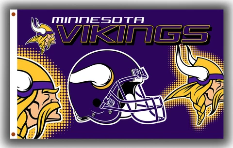 Minnesota Vikings Football Memorable Flag 90x150cm 3x5ft Fan Apparel best banner Cover