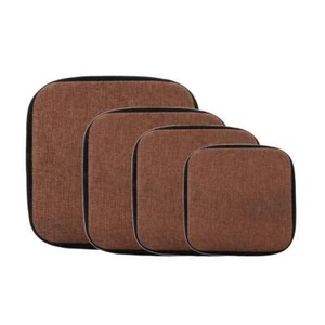 Brown Cotton Memory Foam Office Chair Cushion Non-Slip Durable Chair Pads - Picture 1 of 39