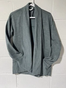 Kuhl Helix Wrap Cardigan Knit Sweater Women's Small Heather Sage Green - Picture 1 of 16