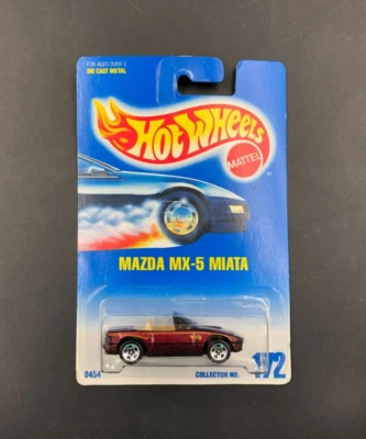 Hot Wheels 1992 #172 Mazda MX-5 Miata Die-Cast Car (0454) - NEW - Image 1 of 4