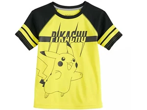 Pokemon Pikachu Yellow Boys Active T-shirt  NWT - Picture 1 of 1