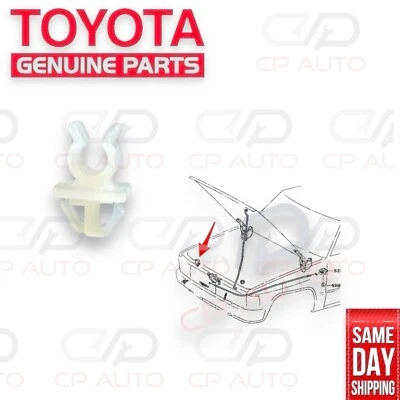 NEW 81 - 84 TOYOTA STARLET HOOD SUPPORT ROD BAR CLAMP HOLDER RETAINER CLIP oem - Image 1 of 4