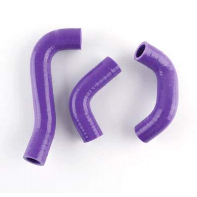 Mangueras de refrigerante de radiador de silicona púrpura para Kawasaki KX60 SUZUKI RM60 1985-2003 Foto 1 de 4