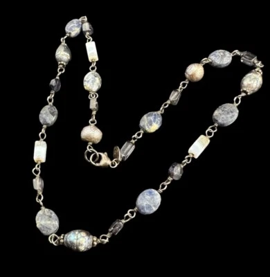 Collar Silpada Plata de Ley 925 Multi Piedra Perla de Tahití Lapislázuli Foto 1 de 4