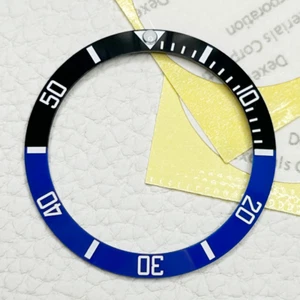 Inserto de bisel de cerámica Sub Batman de 38 mm negro azul para SKX007 SKX009 40 mm FUNDA MOD - Imagen 1 de 1