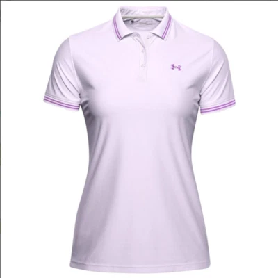 Camisa polo Under Armour Zinger para mujer cristal púrpura 1356639 570 (talla pequeña) Foto 1 de 2