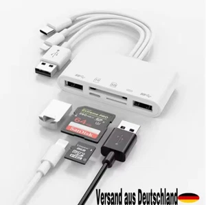 Für IPhone/iPad 5 In 1 Speicherkartenleser USB 3.0 OTG Adapter SD Kartenleser - Bild 1 von 10