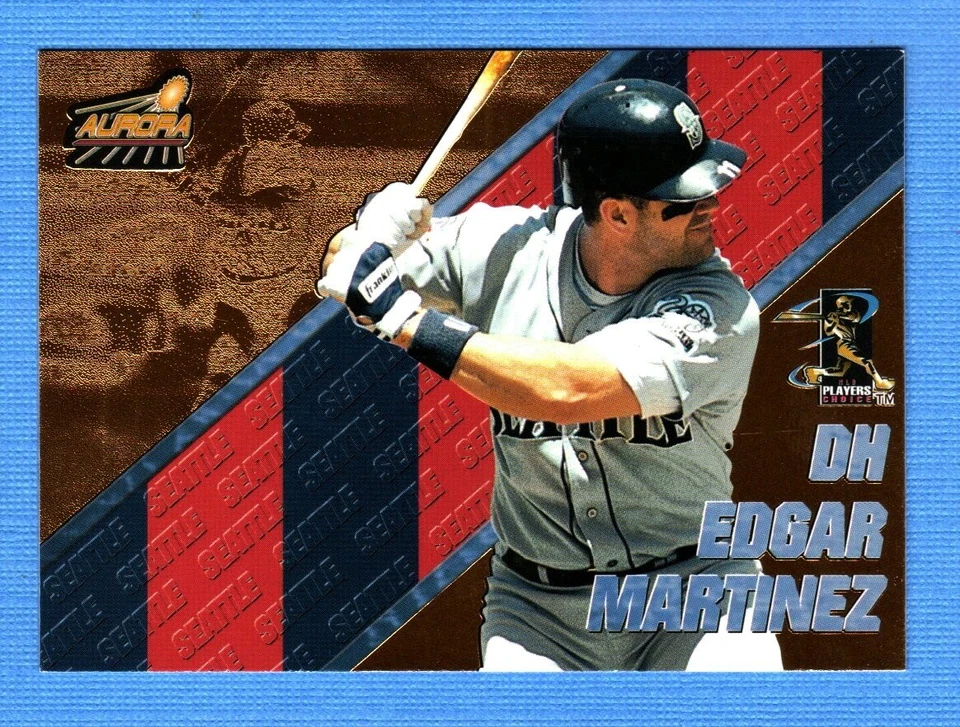 1998 Aurora Pennant Fever #11 Edgar Martinez Mariners - Image 1 of 1