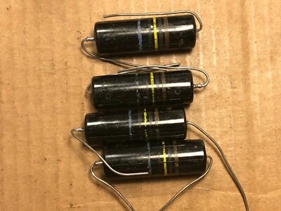 4 condensadores de aceite amplificador PIO Sprague Bumble Bee .1 uf 600v emparejados NOS PRUEBA BUENO B Foto 1 de 4