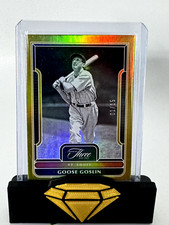 2023 Panini Three and Two #27 Goose Goslin /15 Gold St. Louis Browns #27