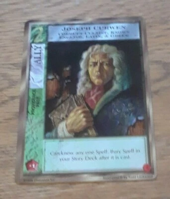 Joseph Curwen Card For Mythos - Image 1 of 2